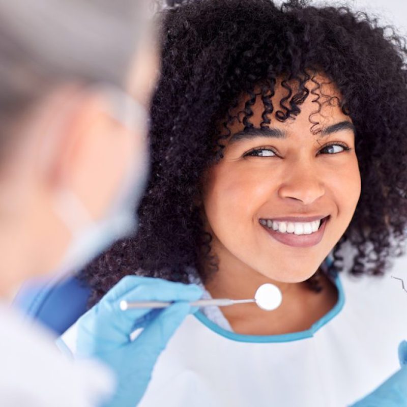 Dental cleaning at Rose Dental Group